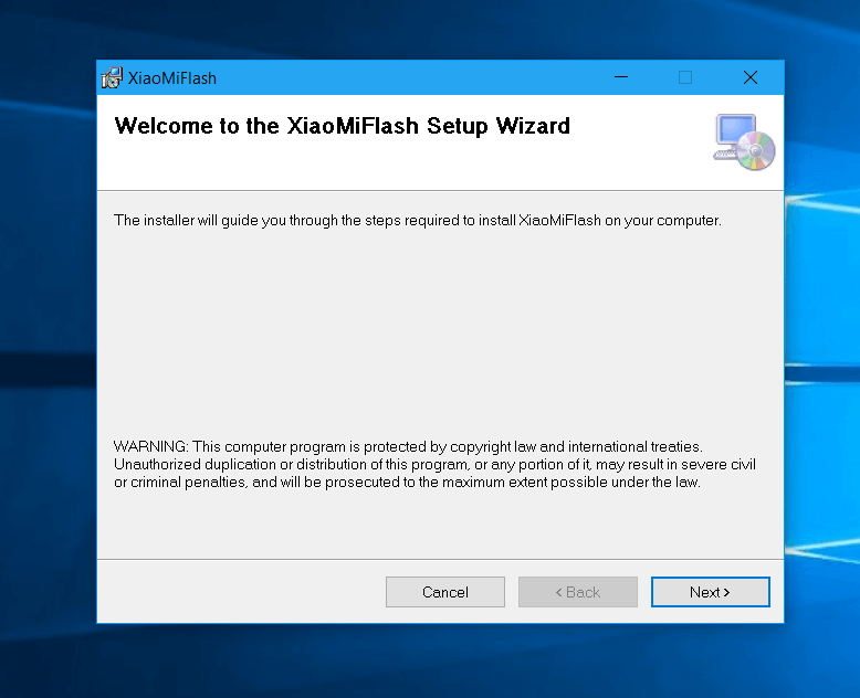 Download Mi Flash Tool and Installation - Step 1