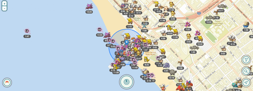 FastPokeMap Alternatives for Pokemon GO Gen2+Gen1