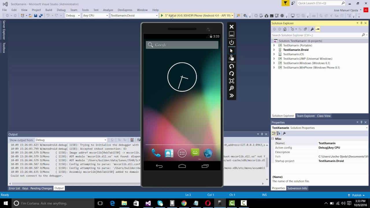 phone layout android emulator mac