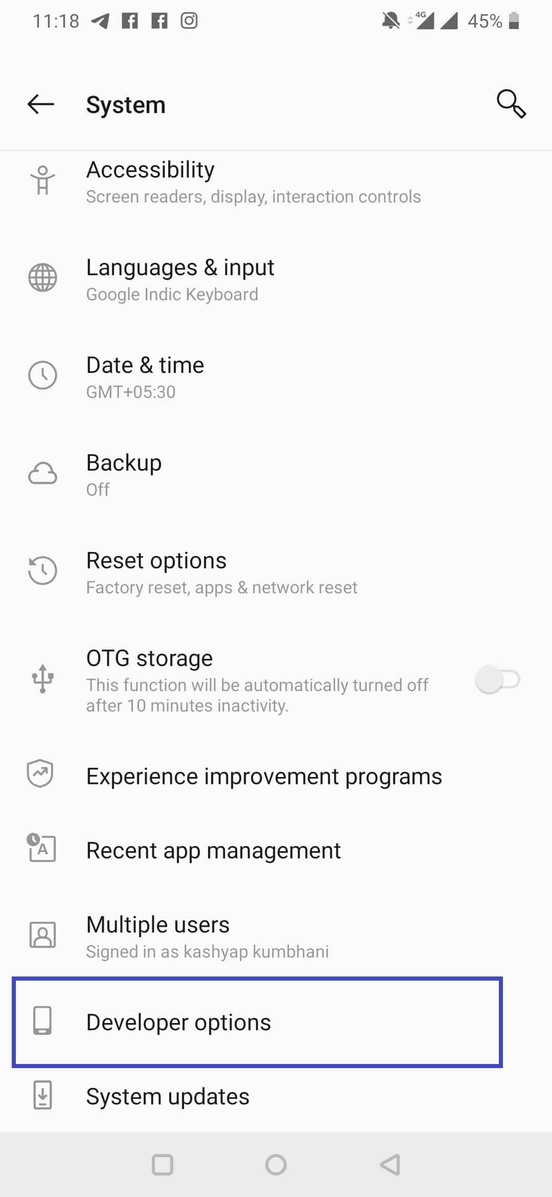 Enable OEM Unlocking on Android - Developer Options - 2