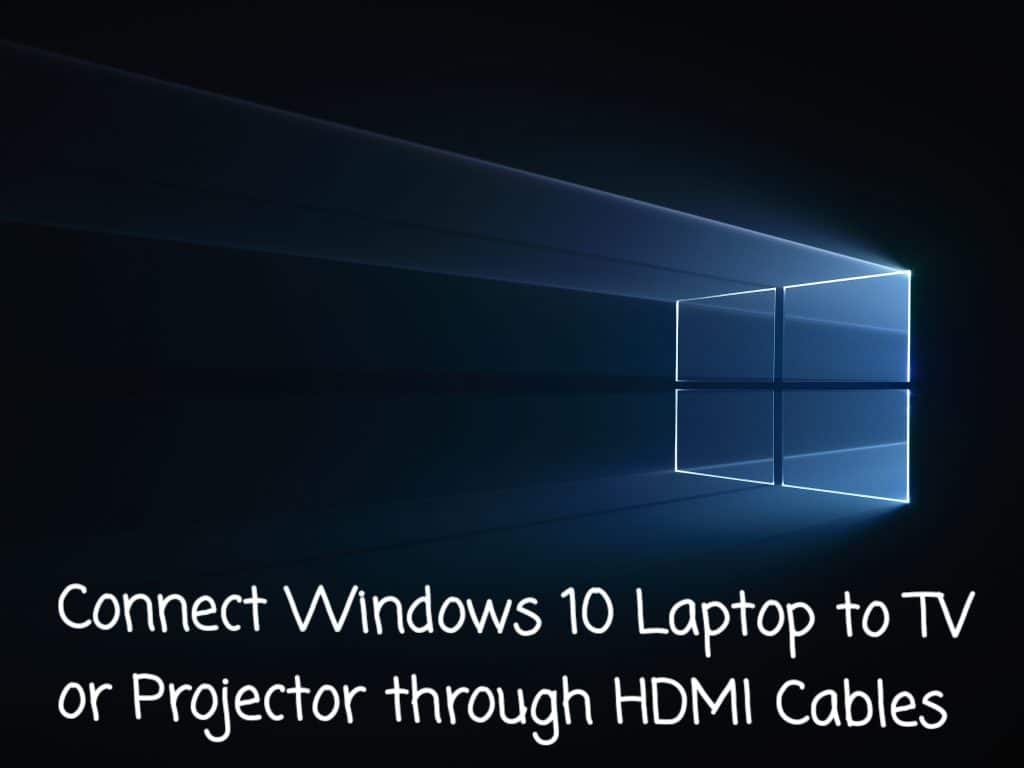 laptop wont connect to projector hdmi windows 7