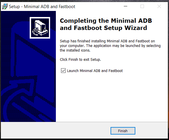 minimal adb fastboot for winkows 10