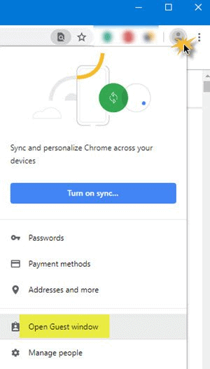 Open Chrome Always in Guest Mode in Windows