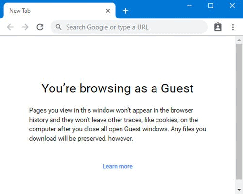 How to always Open Chrome in Guest Mode in Windows