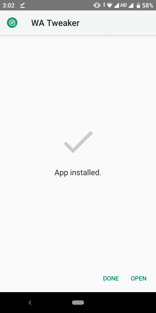 WA Tweaker APK Step 3