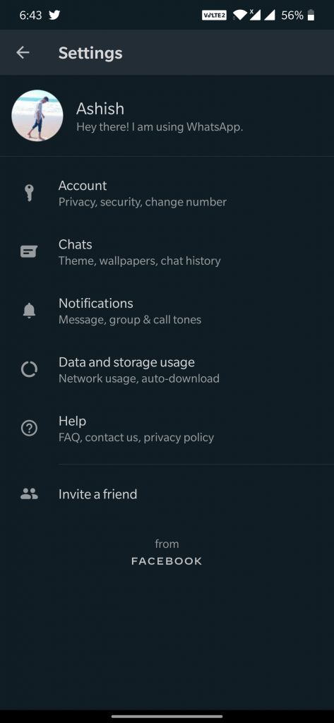 enable-Dark Mode-on-WhatsApp (No Root)