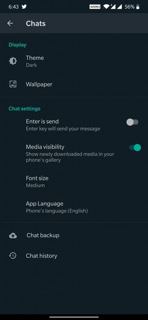 enable-Dark Mode-on-WhatsApp (No Root)