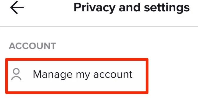 tiktok-manage-account