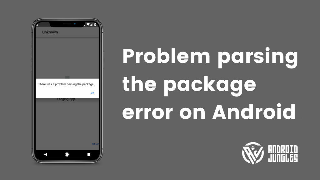 There is a problem parsing the package что делать android