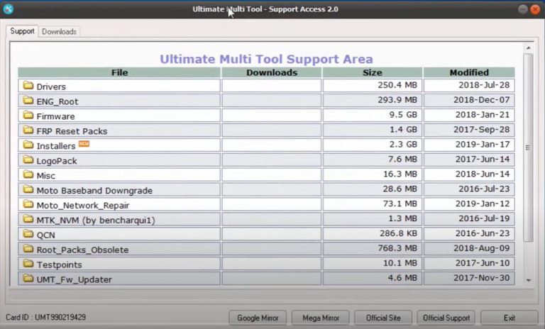 Download UMT Support Access 2.0-Official | January 2022