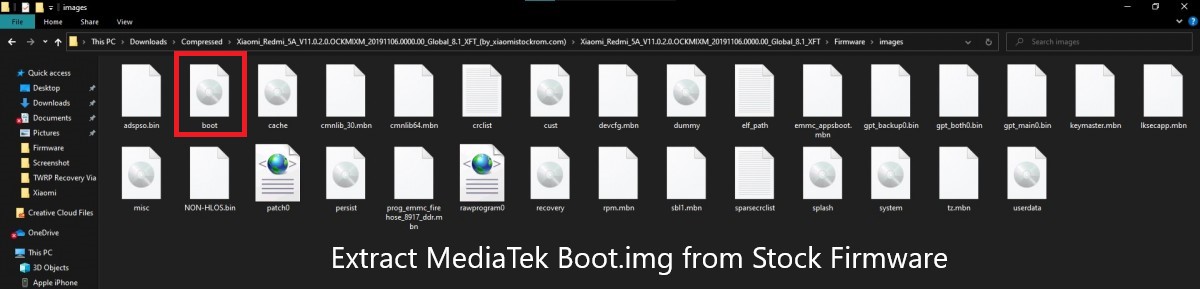 Extract-MediaTek-Boot.img-from-Stock-Firmware