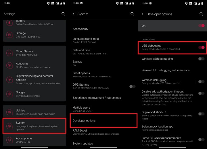 USB debugging fix waiting for device error