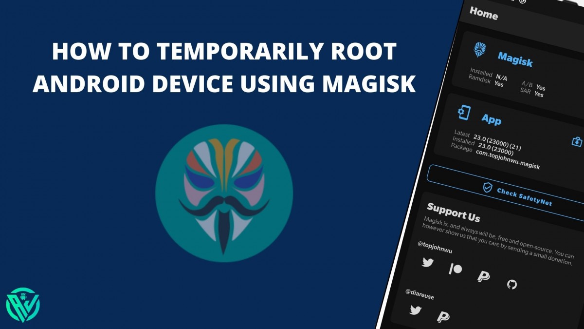 how to temporarily root android via magisk