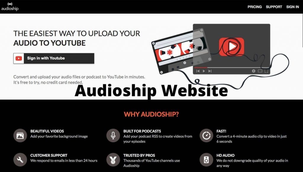 How to Upload Audio To Youtube Using Audioship? Check out The Review And Download.