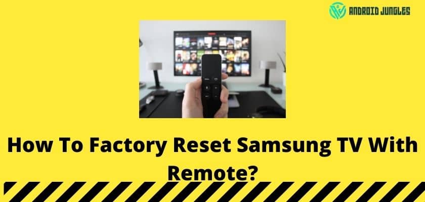 how to factory reset samsung tv