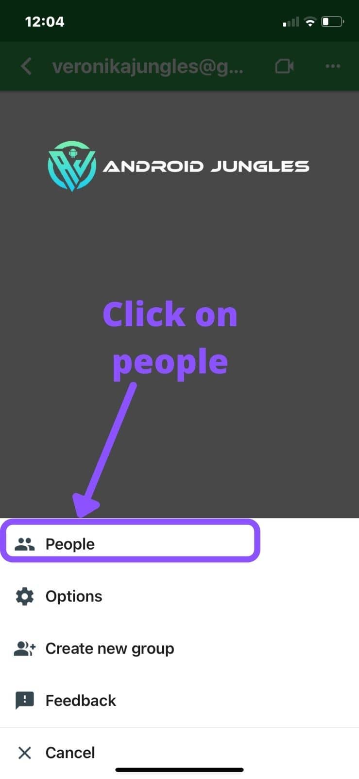 Click on people