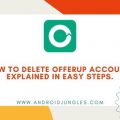 how to delete OfferUp account