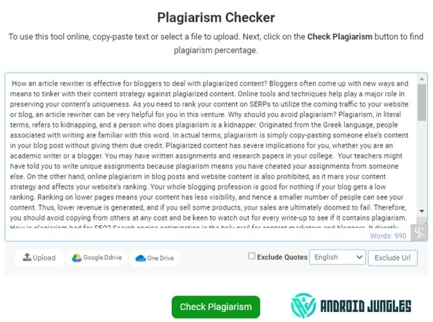 Plagiarism-checker