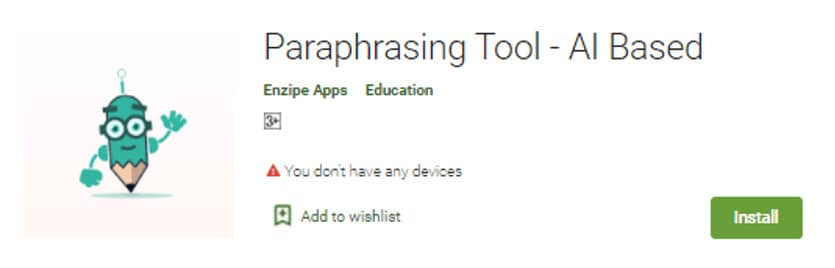 paraphrasing-app